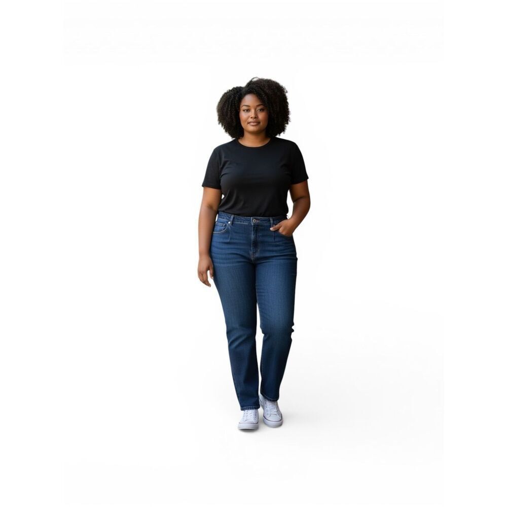 Vintage L A Blues High Waisted Dark Wash Jeans 20